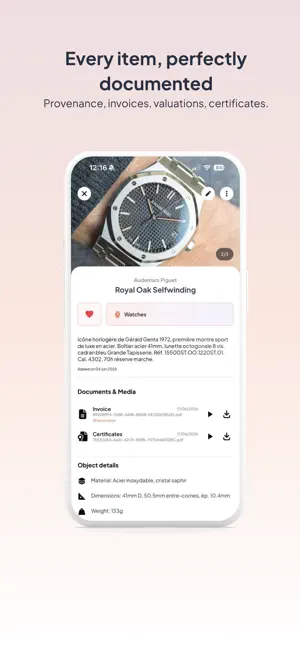Objectory - Valuables Manager screenshot 2