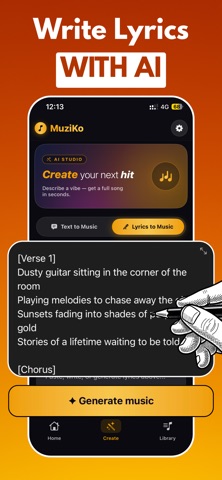 MuziKo: AI 音乐生成器 screenshot