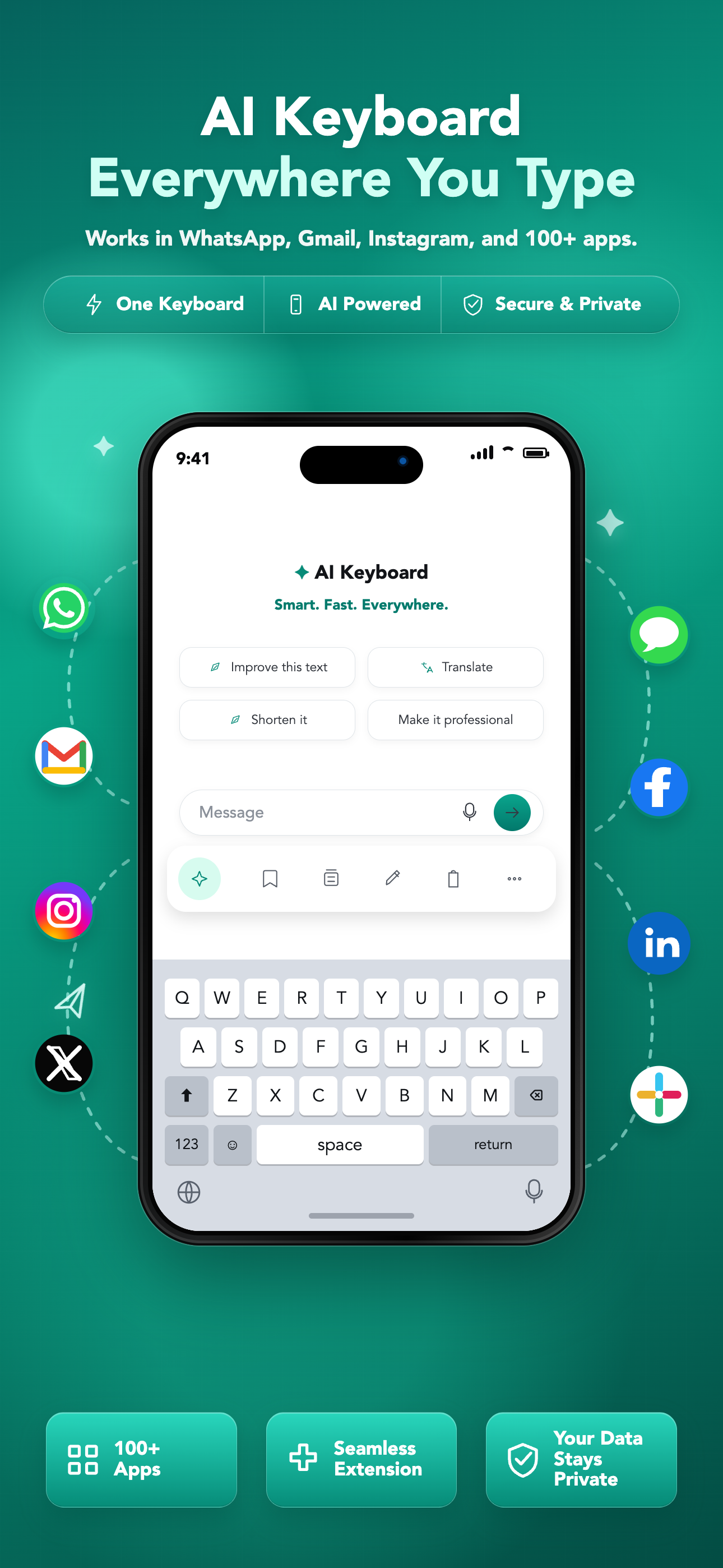 AI Keyboard Typing & Writer screenshot 7