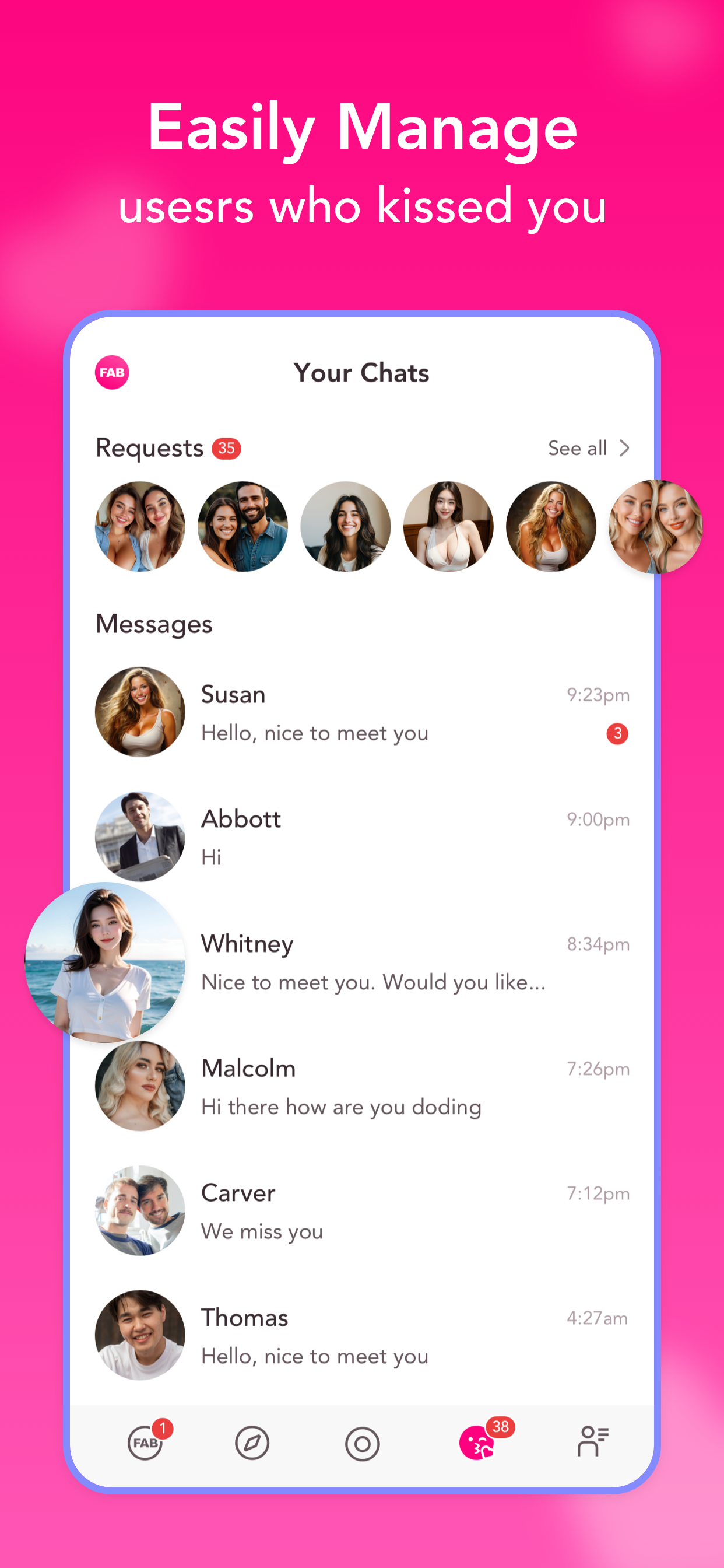3Fab: Couples & Singles Dating