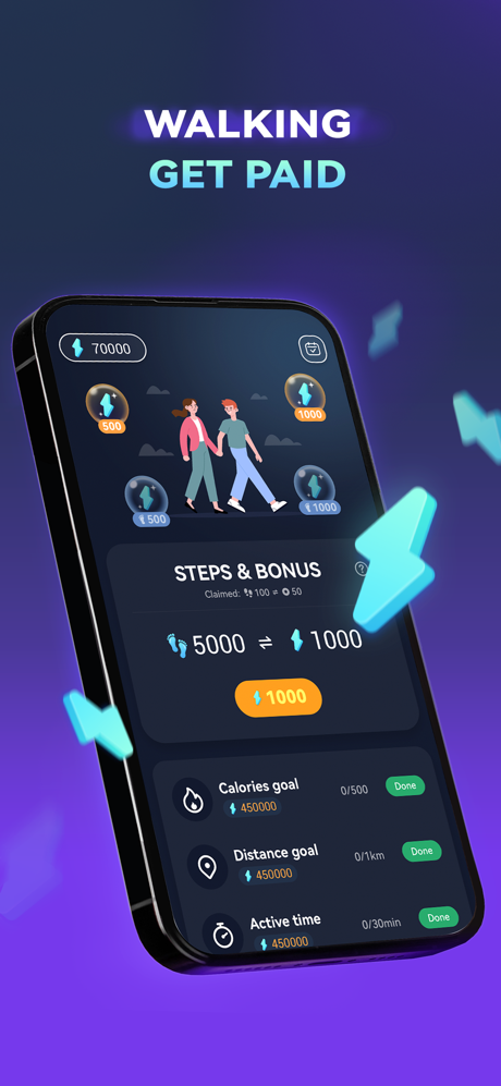 WiseLife: Step & Health screenshot 1