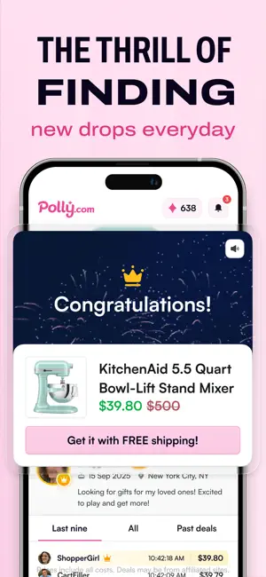 Polly.com: Magical Shopping screenshot 2