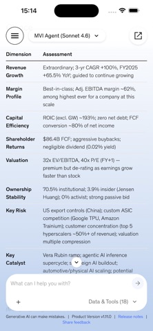 McKinsey Value Intelligence screenshot