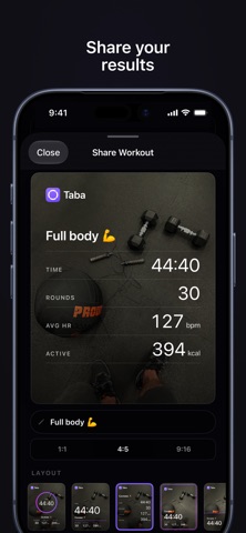 Taba – Workout Timer Screenshot 3 of 8