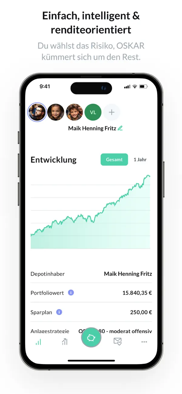 Screenshot #3 pour OSKAR – Dein ETF Sparplan
