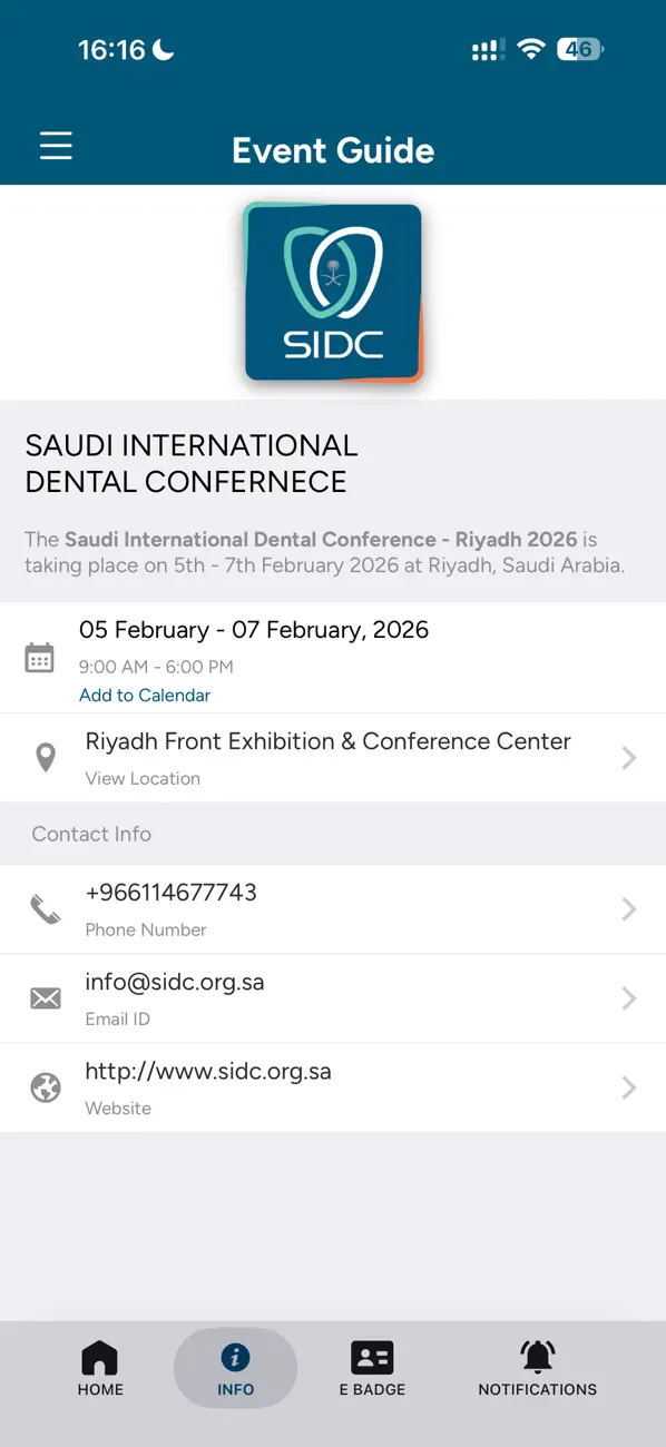 Screenshot #3 pour Saudi Int Dental Conference