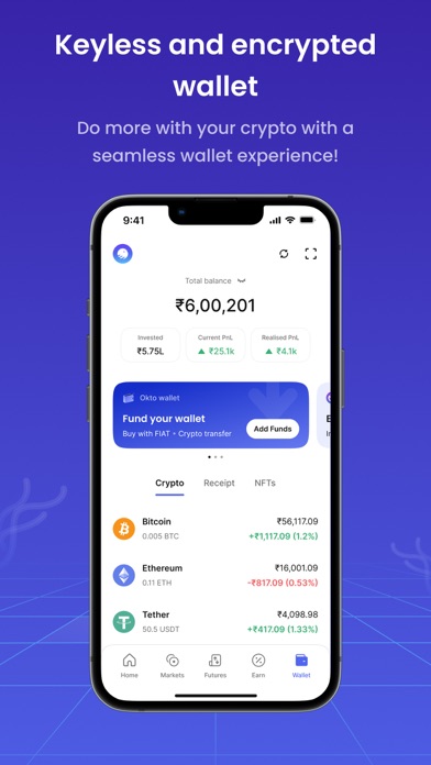 Okto Wallet Screenshot