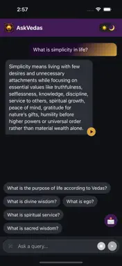 AskVedas screenshot 2