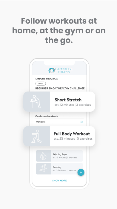 Cambridge Fitness Screenshot