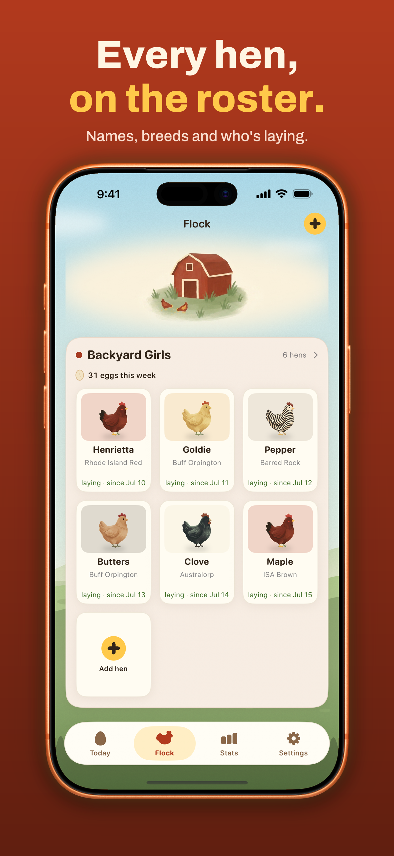 EggBasket: Chicken Egg Tracker screenshot 4