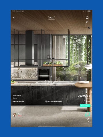 Papacasa iPad screenshot