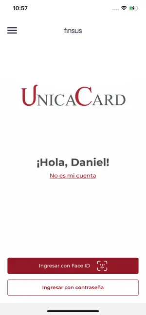 Unicacard screenshot 1