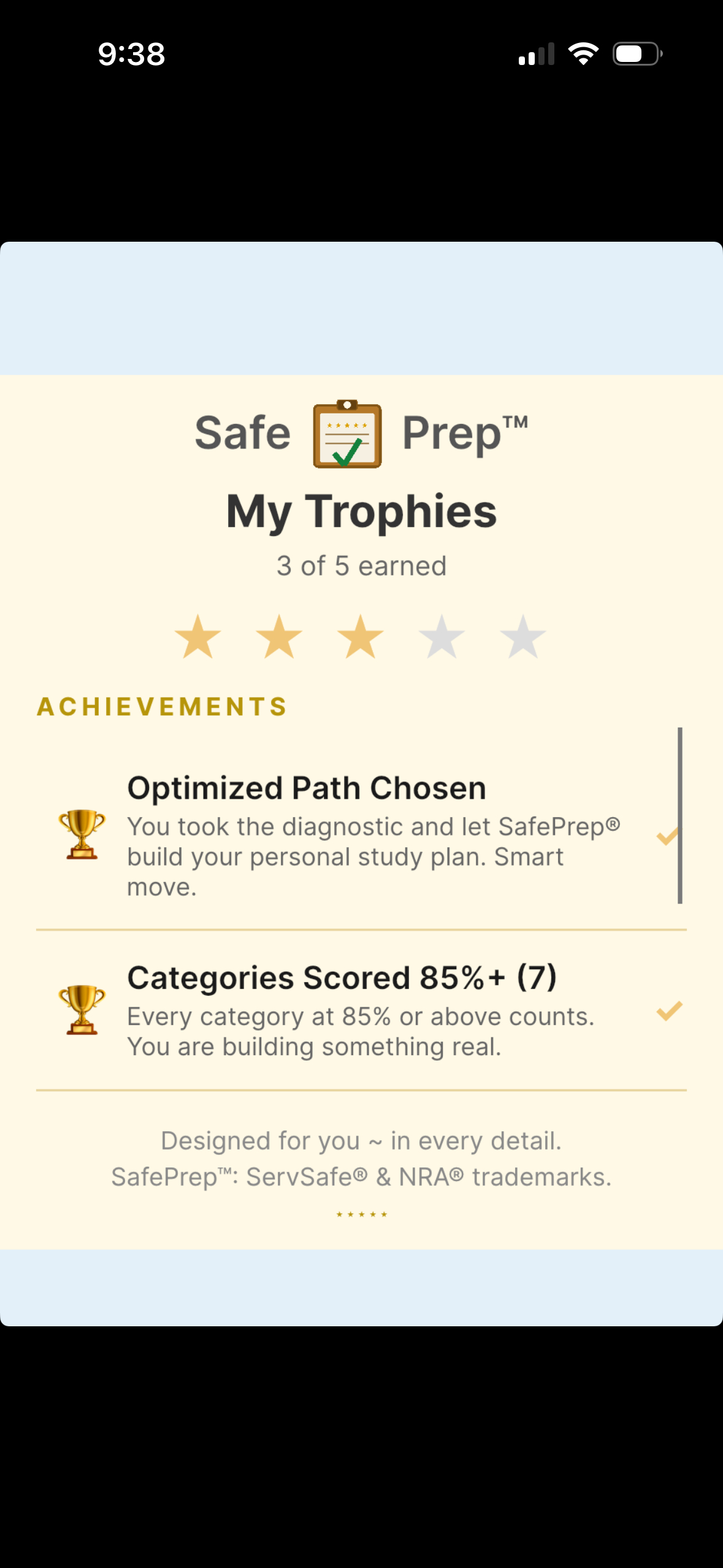 SafePrep Food Safety Exam