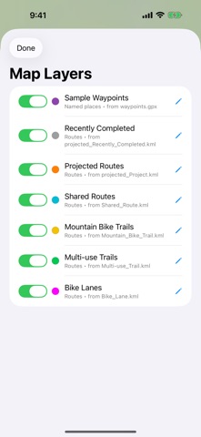Velocipede GPX Builder iPhone screenshot