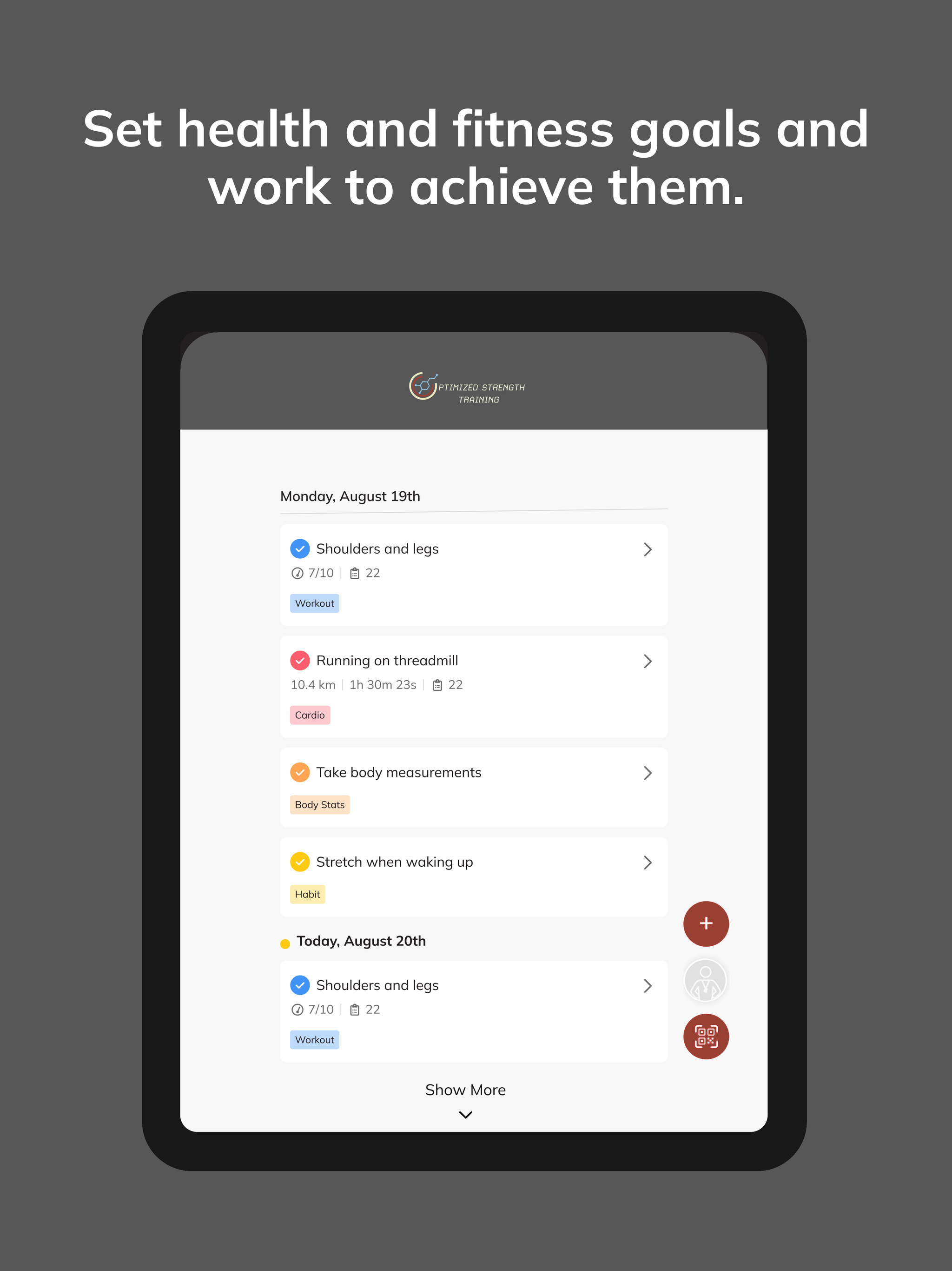 Optimized Strength Training screenshot 10