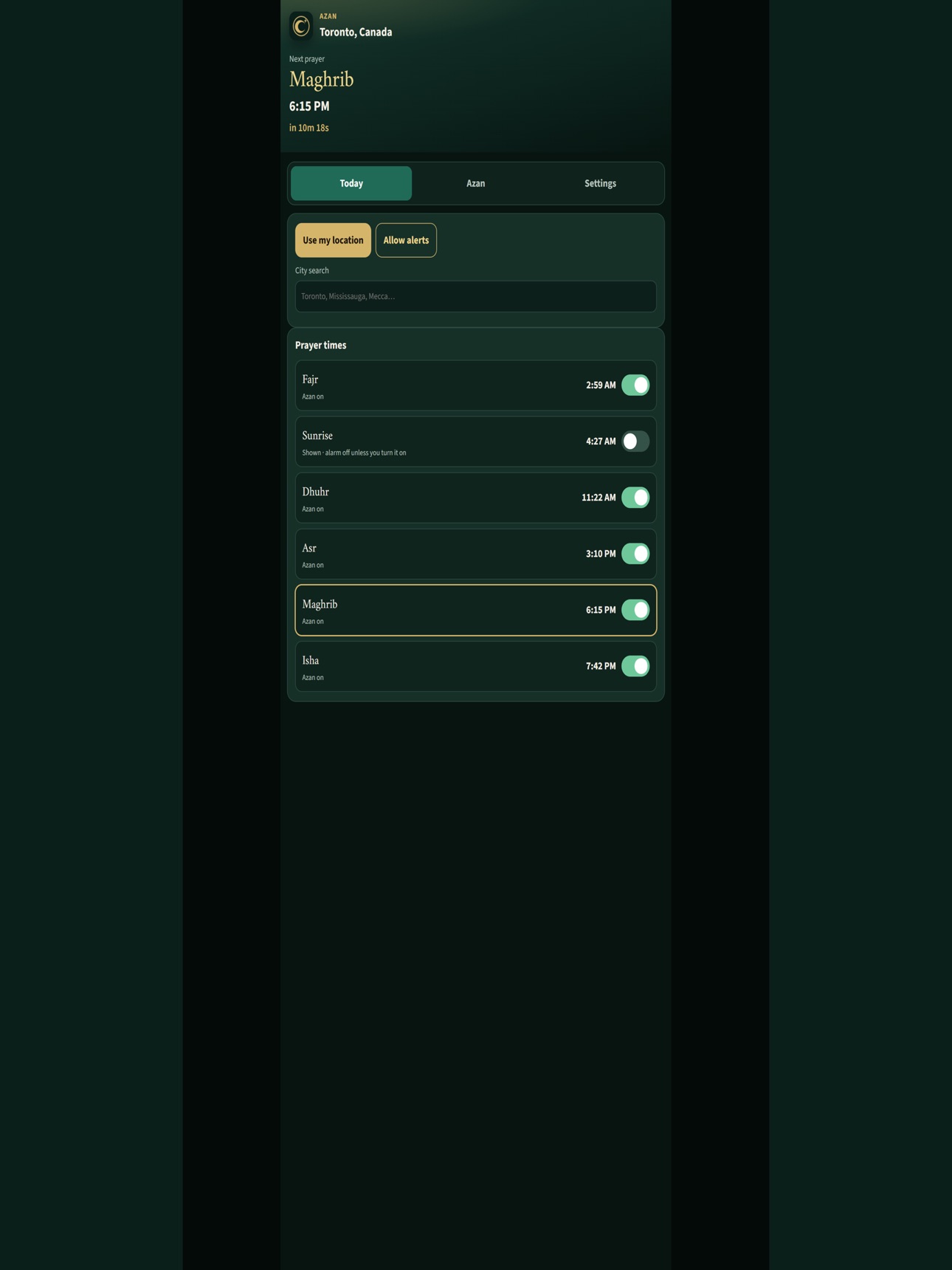 Screenshot 3 of AzanPulse