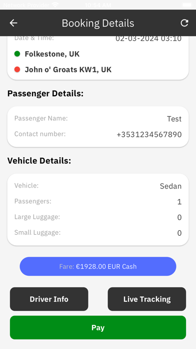 BlackRock Chauffeurs Screenshot