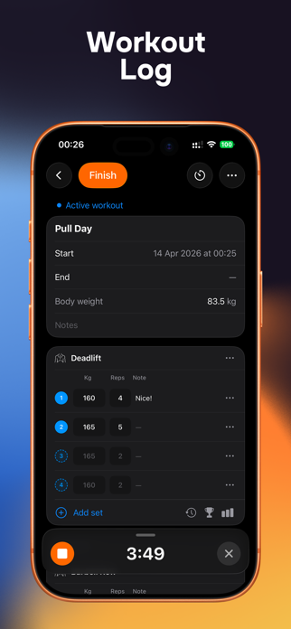 Spodi — Workout Tracker Screenshot 1 of 9