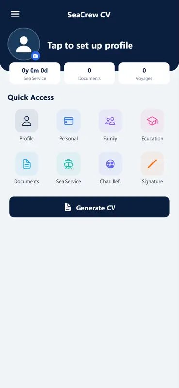 SeaCrew CV screenshot 1 of 8