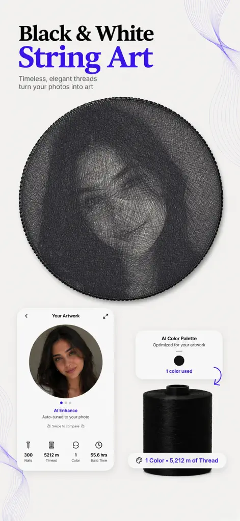 String Art Maker - AI Craft - Graphics & Design App | MWM