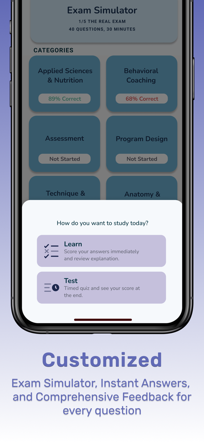 NASM CPT Exam Prep Tests 2025