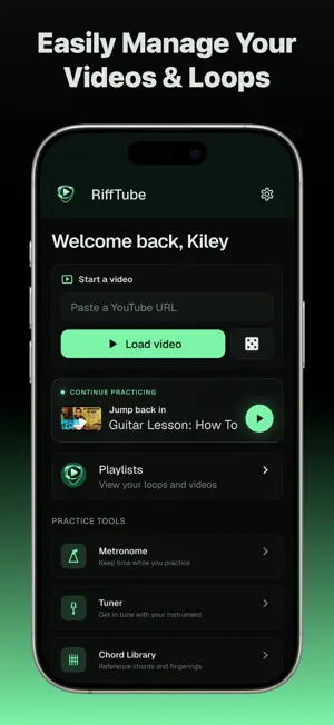 RiffTube screenshot 2