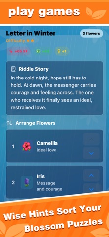 Flower Sort  Language iPhone screenshot