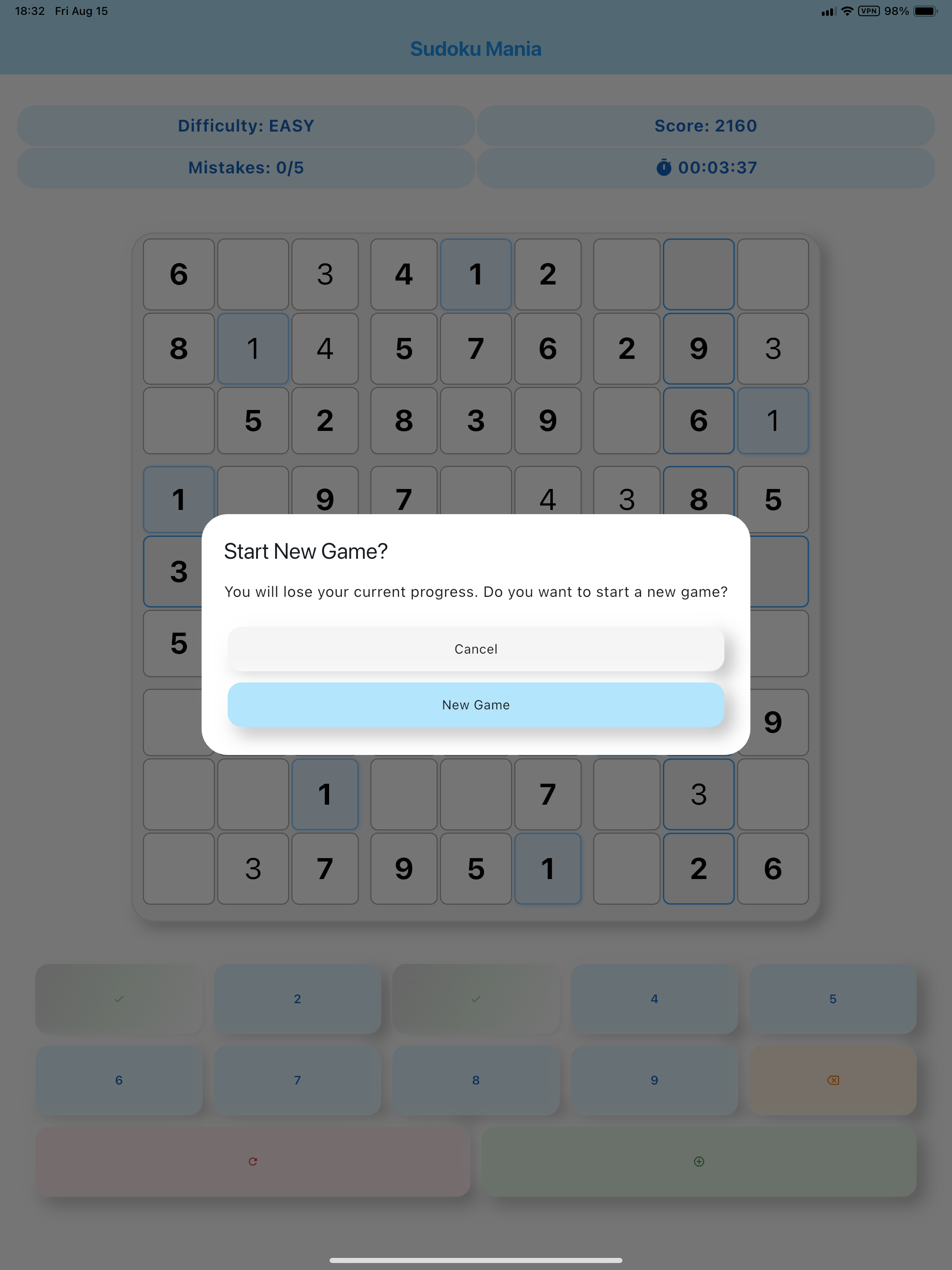 Sudoku Mania - A Classic Game screenshot 11