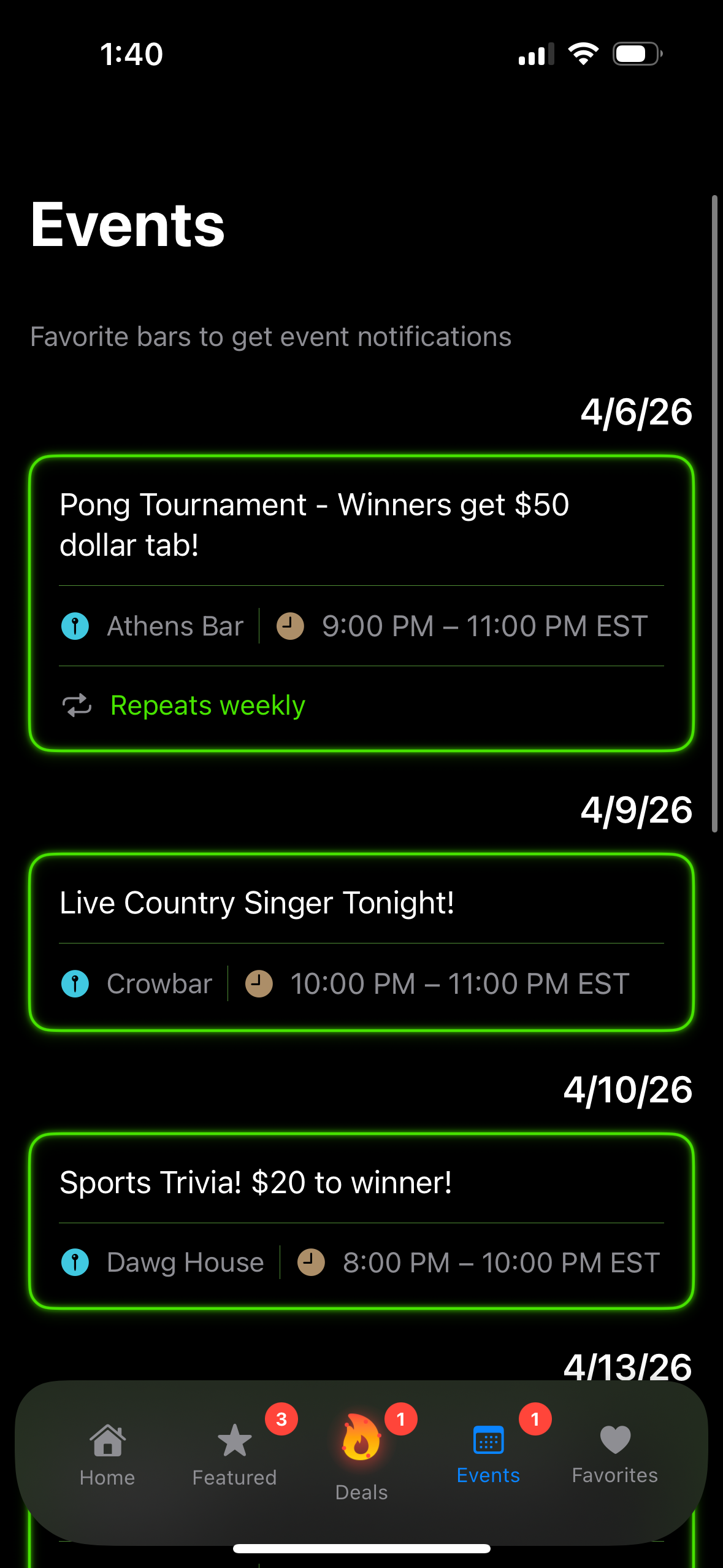 OnTap - Nightlife Simplified screenshot 10