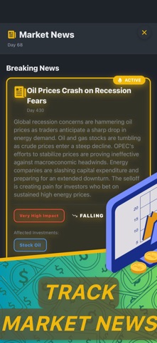 Stock Tycoon: Trade Simulator iPhone screenshot