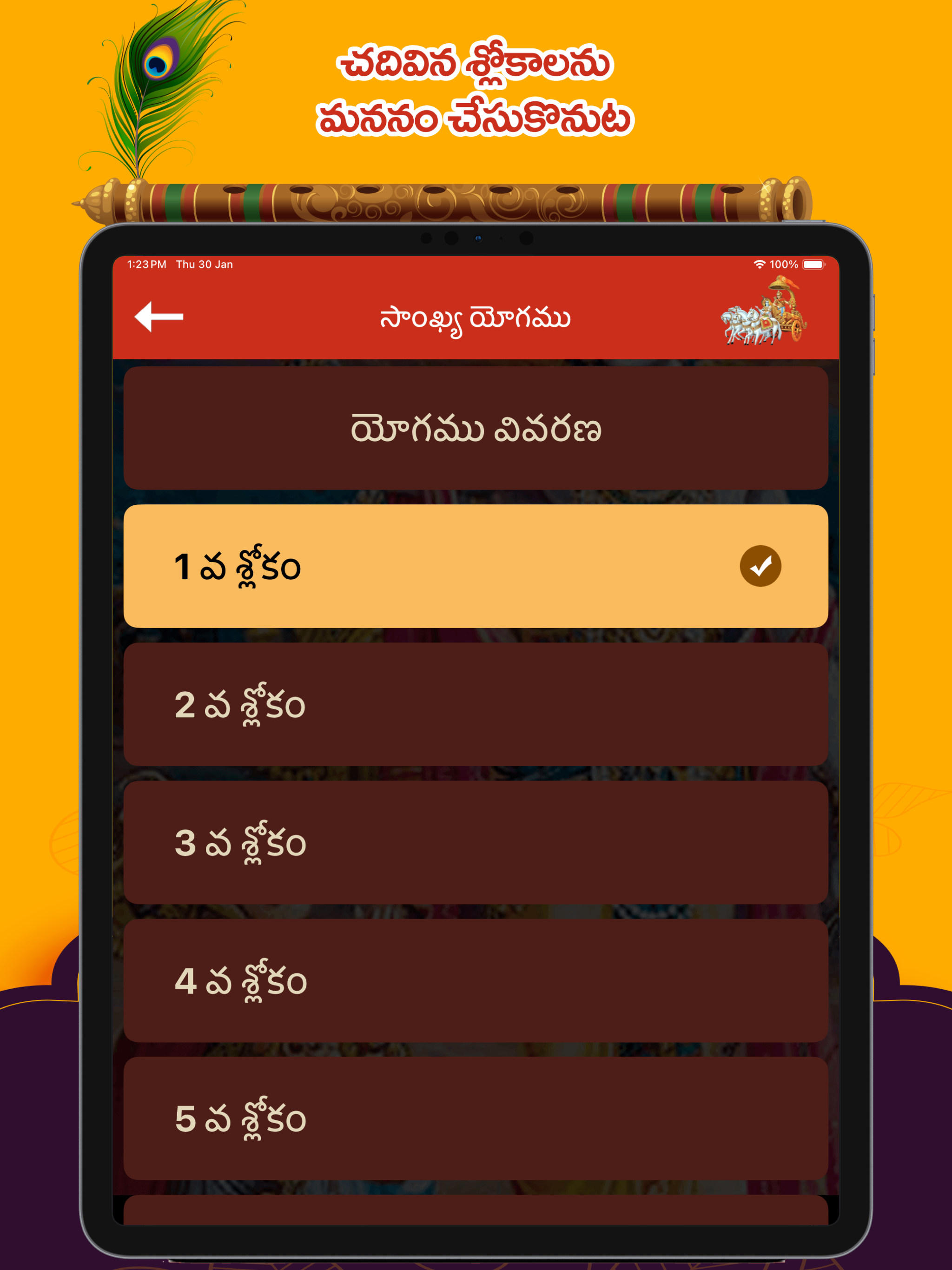 Bhagavad Gita Telugu !