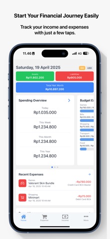 Finansense: Money Tracker Screenshot 1 of 6