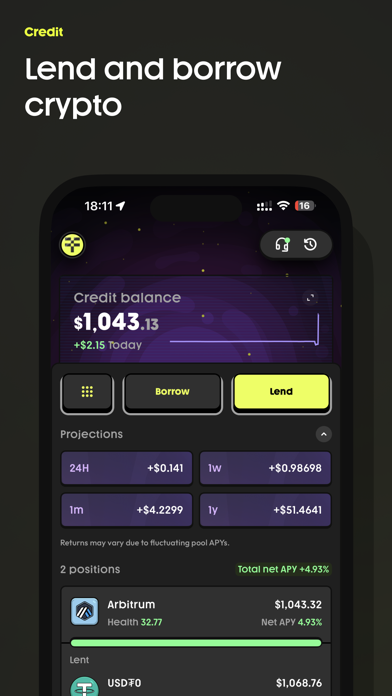 Mass - DeFi but mobile iPhone screenshot 7 - Finance app