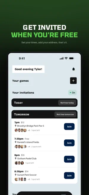 Poteau: Pickup Soccer & Padel screenshot 1