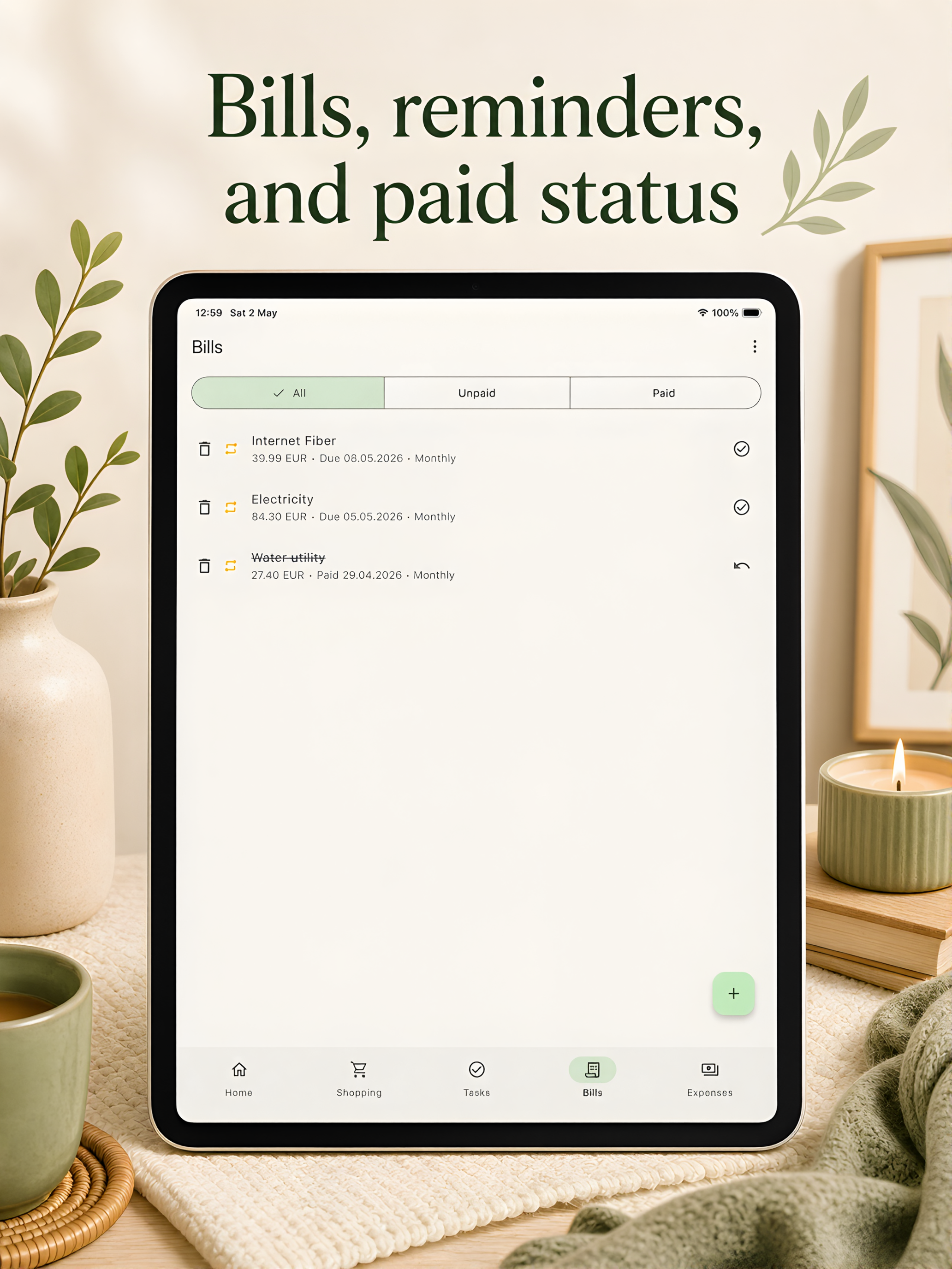 Roomli: Shared Home Organizer