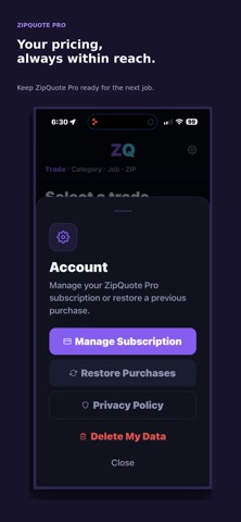 Zipquote Screenshot 4 of 4