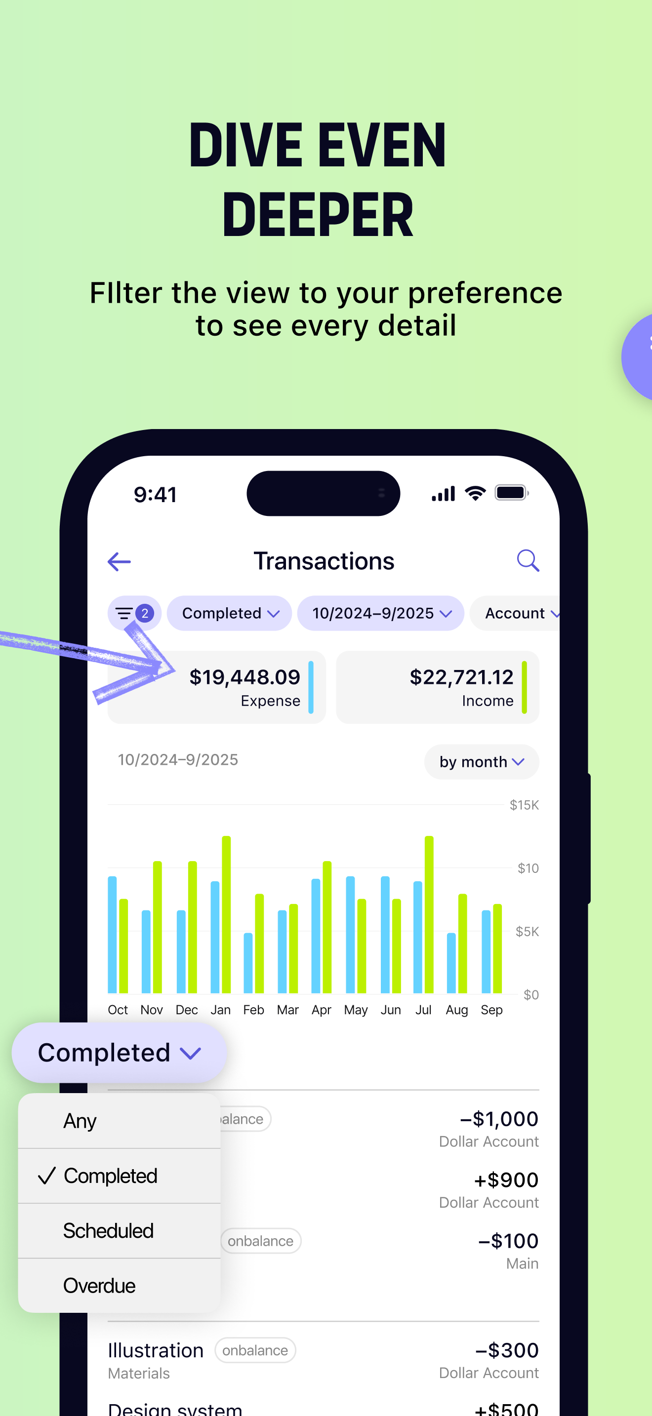 onbalance: cash flow tracker screenshot 5