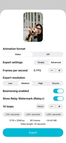 Relay: Your photos in motion screenshot