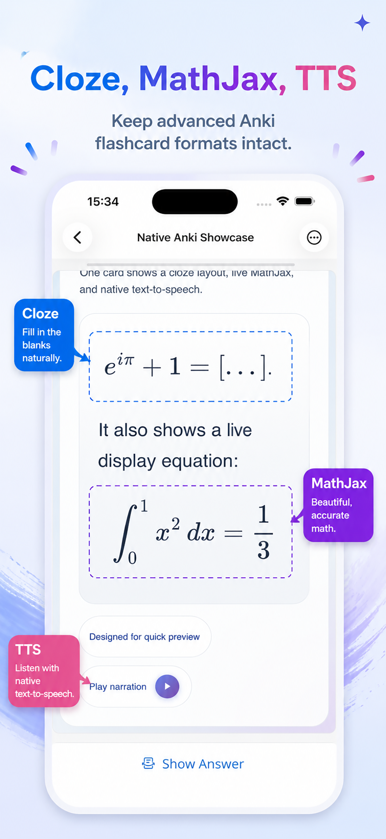 MemU: Enhanced Flashcards screenshot 3