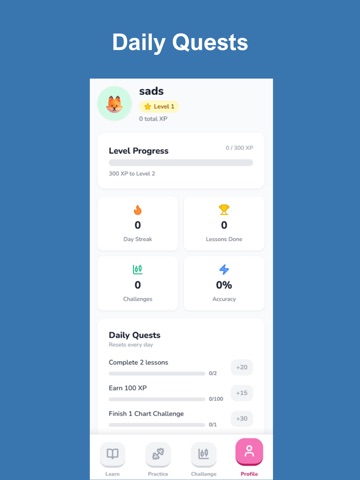Tradelingoo iPad screenshot