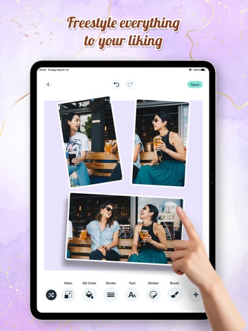 SnapMix: Photo Collage Maker iPad screenshot