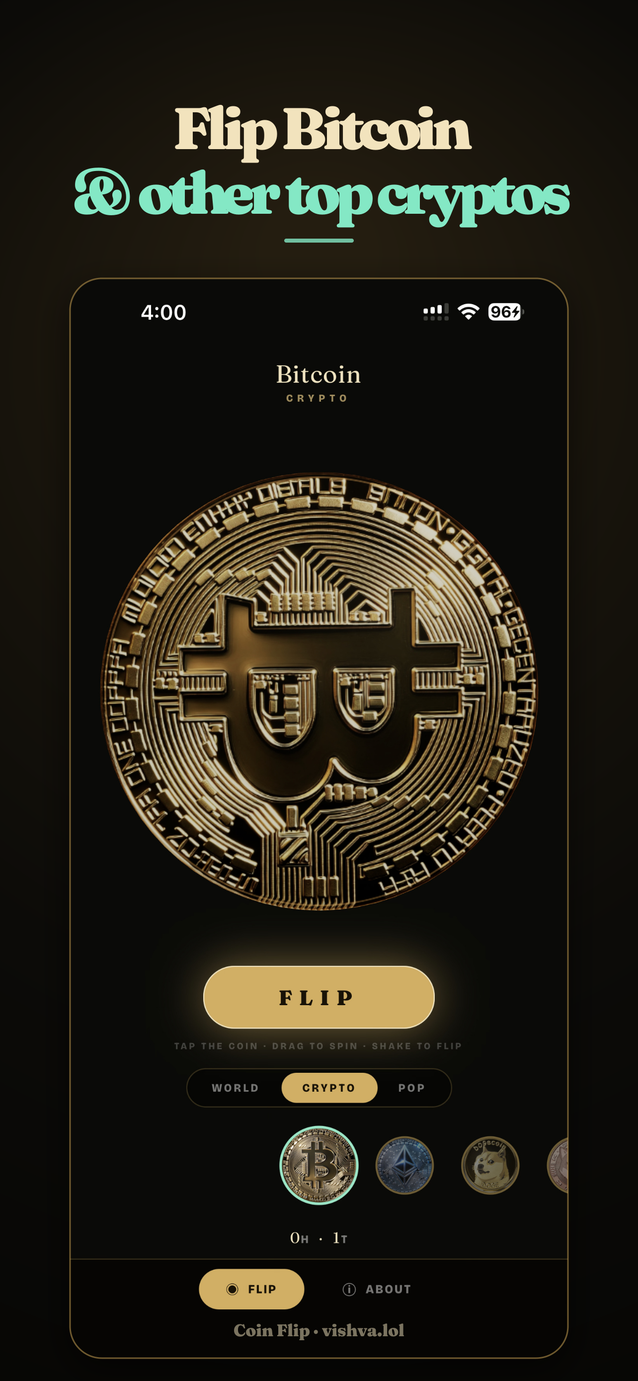 Coin Flip 3D: Heads or Tails screenshot 7
