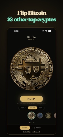 Coin Flip 3D: Heads or Tails iPhone screenshot