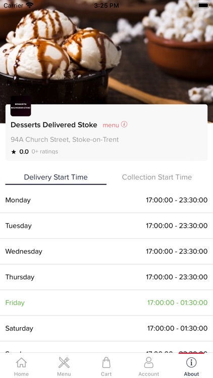 Desserts Delivered Stoke