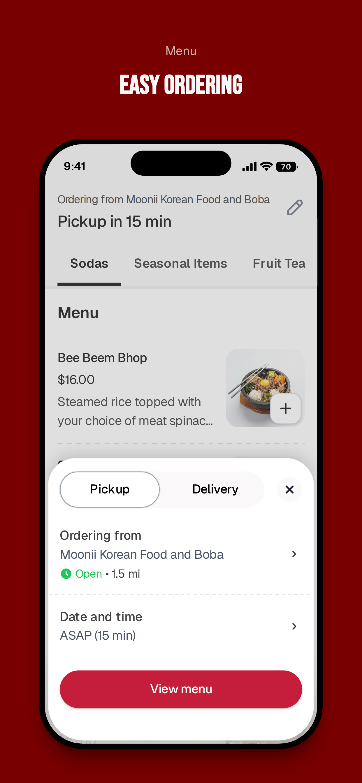 Moonii Korean Food and Boba screenshot 3
