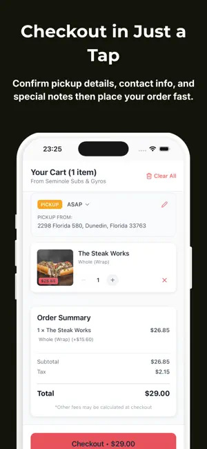 Seminole Subs & Gyros screenshot 3