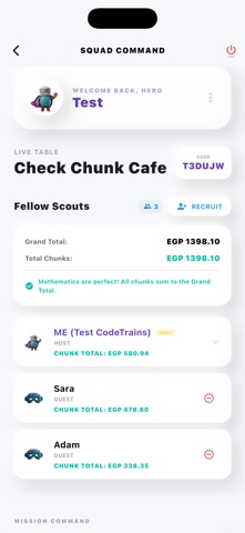 Check Chunk iPhone screenshot