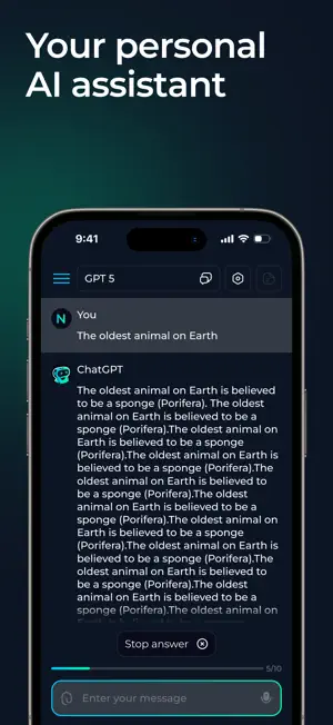 TalkAI Chatbot - AI Assistant screenshot 1
