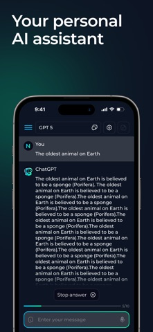 TalkAI Chatbot - AI Assistant iPhone screenshot