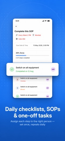Stepwise - SOP Management iPhone screenshot